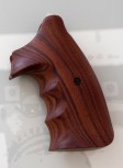 Colt Python/Officers Match smooth with finger grooves, open rounded back, rosewood